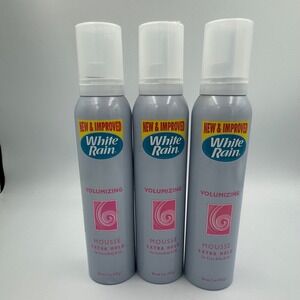 Lot of 3 White Rain Volumizing Mousse Extra Hold For Extra Body and Lift 3 Pack